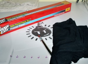 the gathered materials