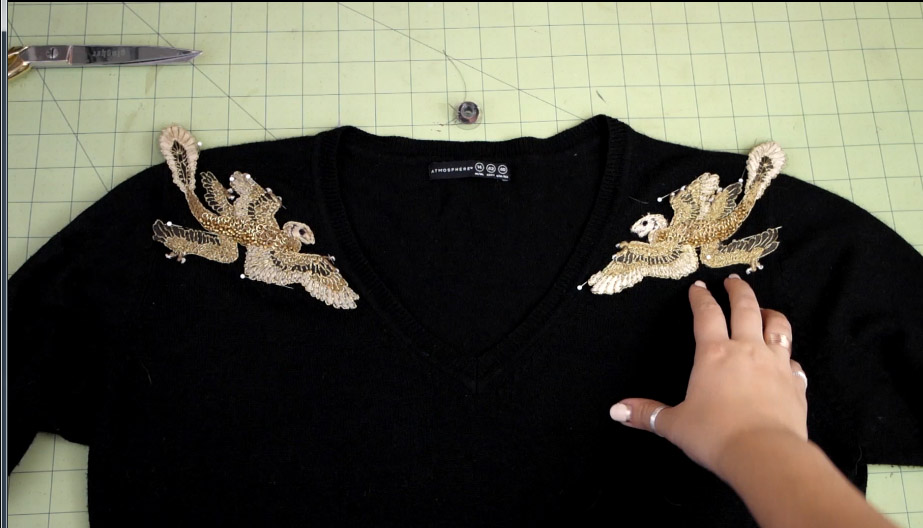 DIY Embroidered Appliqué Chezlin